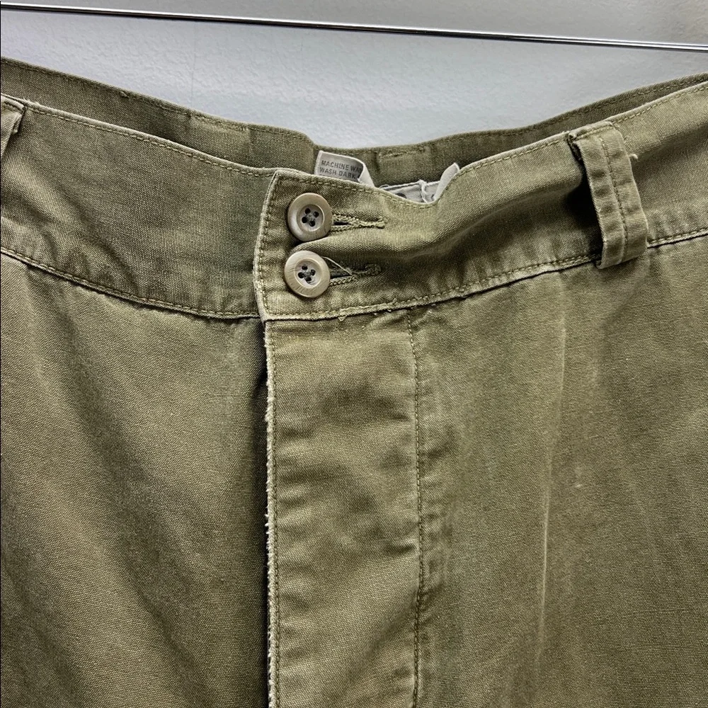 Vintage Banana Republic Civilian Reserve Cargo Pants Army Green Mens 31 80s 90s